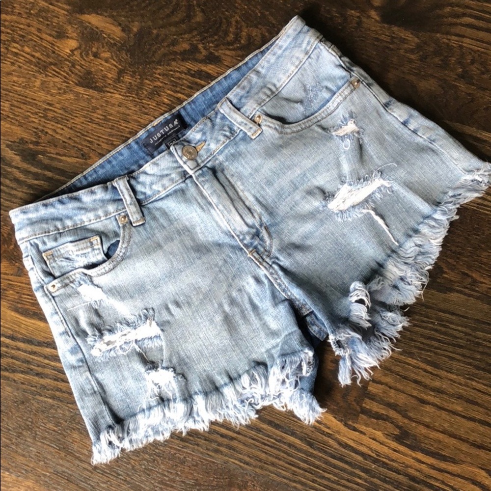 JUST USA Denim Cutoff Shorts